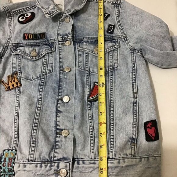 ZARA TRF Denim Jacket Trucker Style Size Medium - Picture 16 of 16
